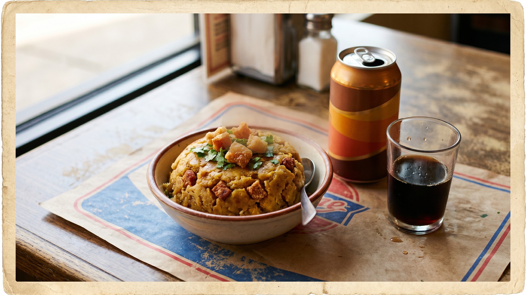 Mofongo and generic malta still life